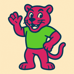 Pink Panthers team logo